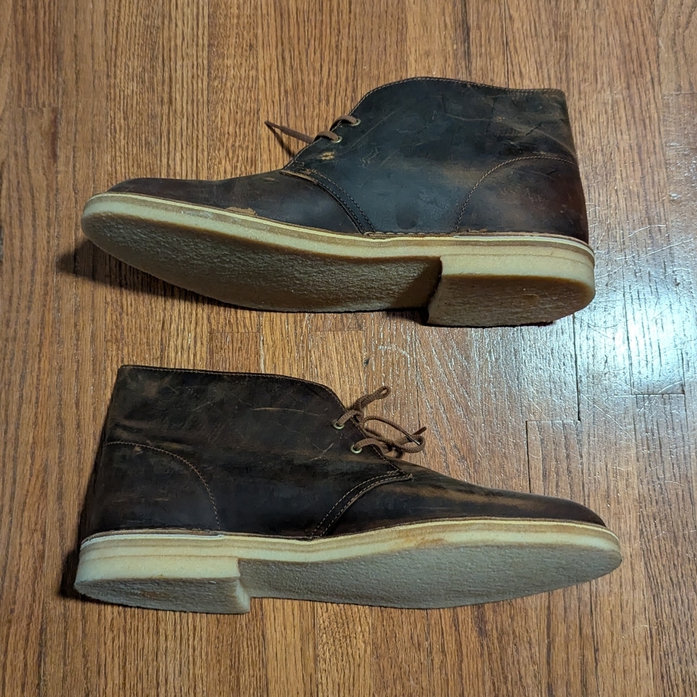 Clarks | Desert Chukka Beeswax Boots | 14
